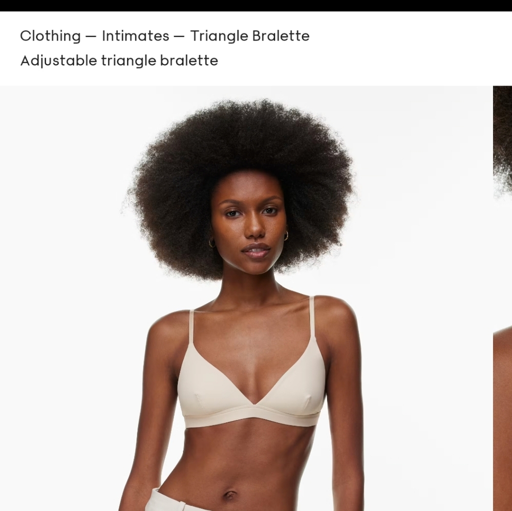 Aritzia triangle bralette Talula